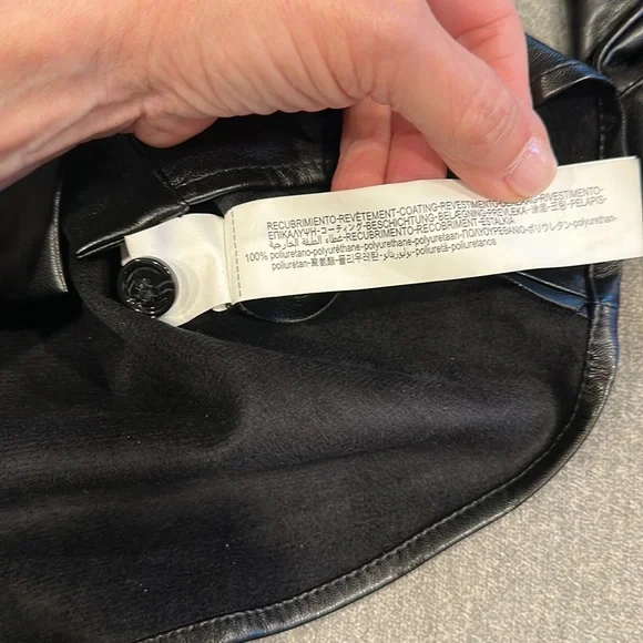 Zara pleather shirt - Picture 6 of 6